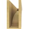 Ekena Millwork 6"W x 36"D x 12"H Thin Helena Rough Cedar Woodgrain TimberThane Corbel, Primed Tan CORUR06X36X12HELRCPR - alternate 5